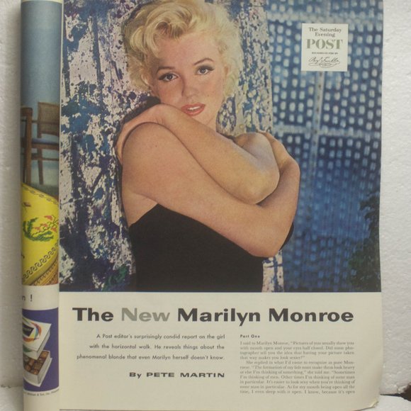The Saturday Evening Post Magazine / May 5 1956 Marilyn Monroe - Picture 4 of 5